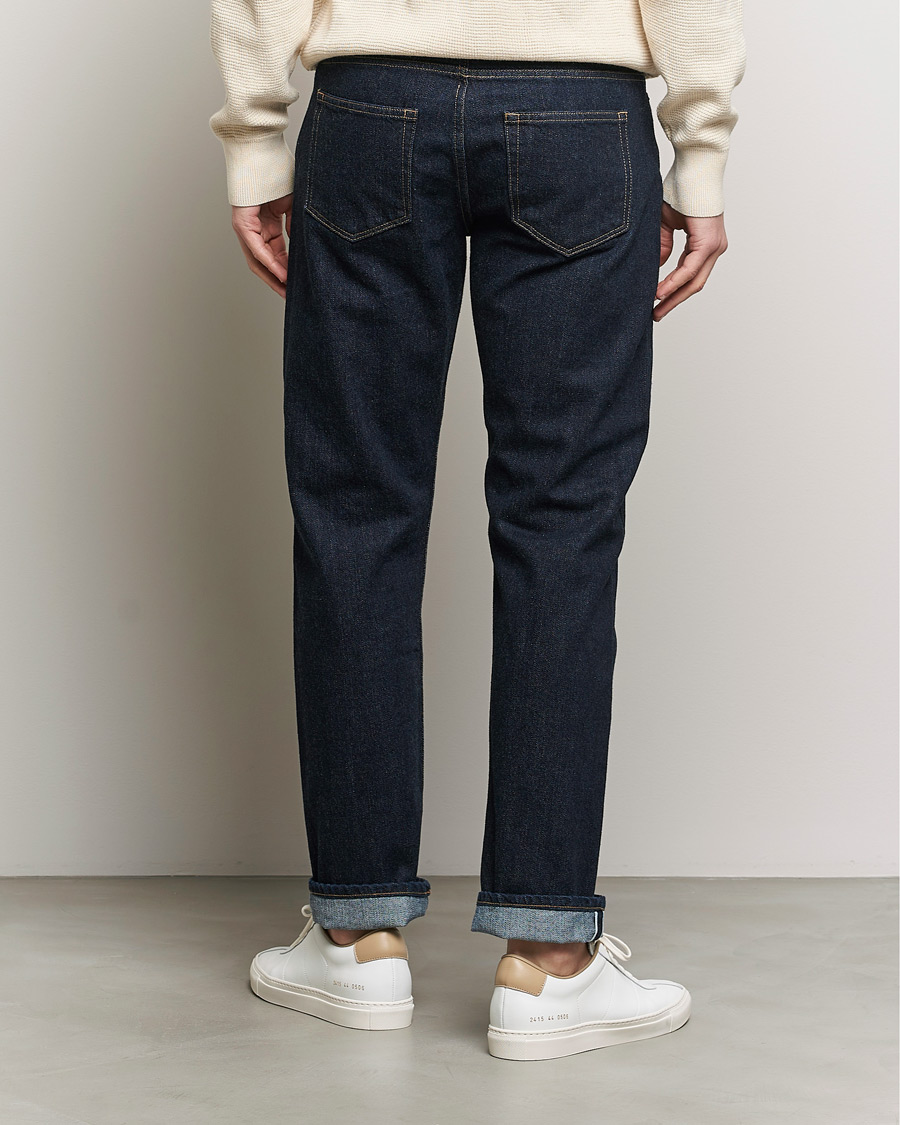 Uomini | Jeans | Sunspel | Japanese Selvedge Jeans Blue
