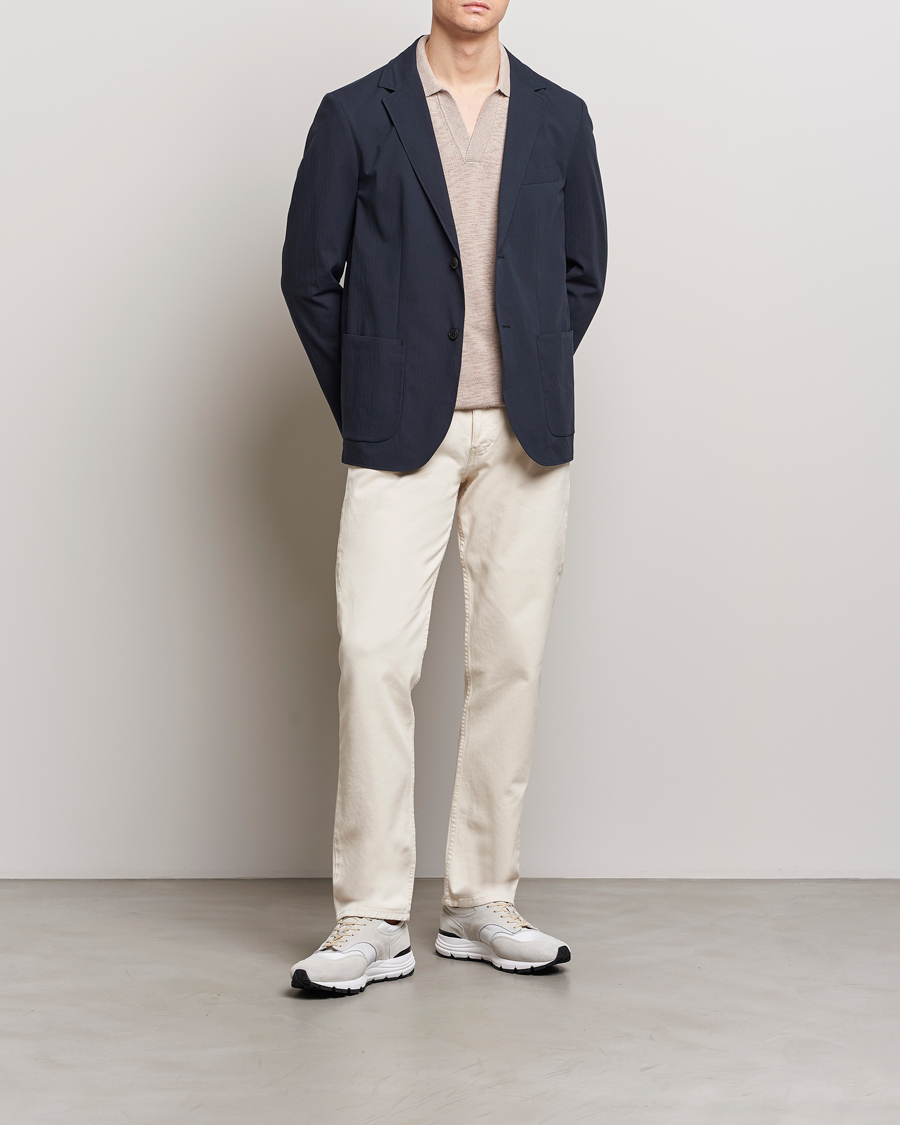 Uomini | Pantaloni | Sunspel | Five Pocket Cotton Twill Trousers Undyed
