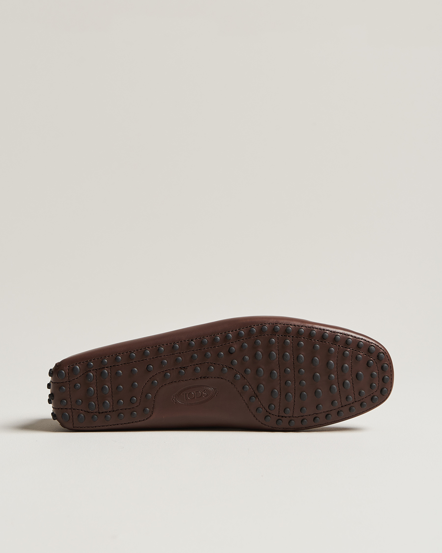 Uomini | Tod's Lacetto Gommino Carshoe Dark Brown Calf | Tod's | Lacetto Gommino Carshoe Dark Brown Calf