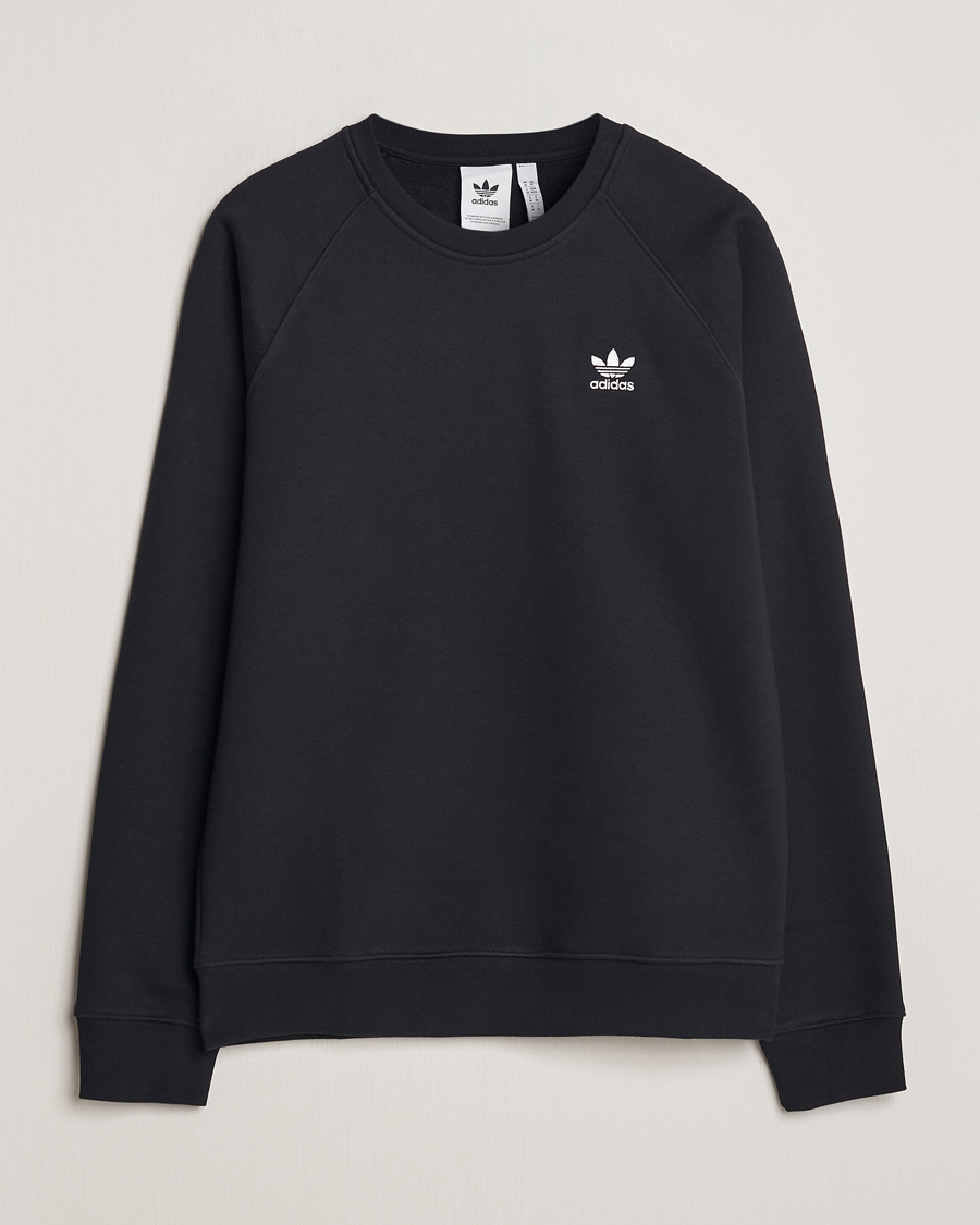 Uomini | Maglieria | adidas Originals | Essential Crew Neck Sweatshirt Black