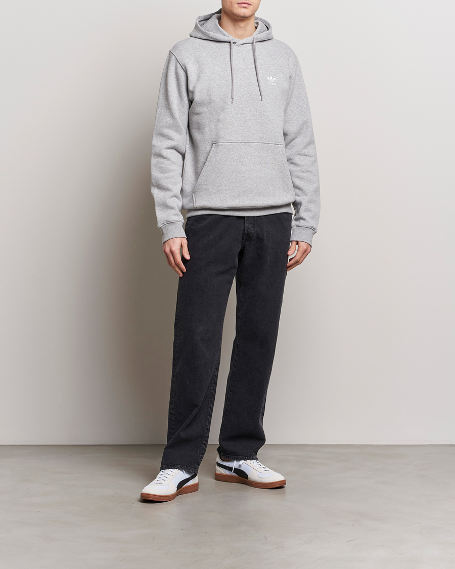 Uomini | Maglieria | adidas Originals | Essential Hoodie Grey Melange