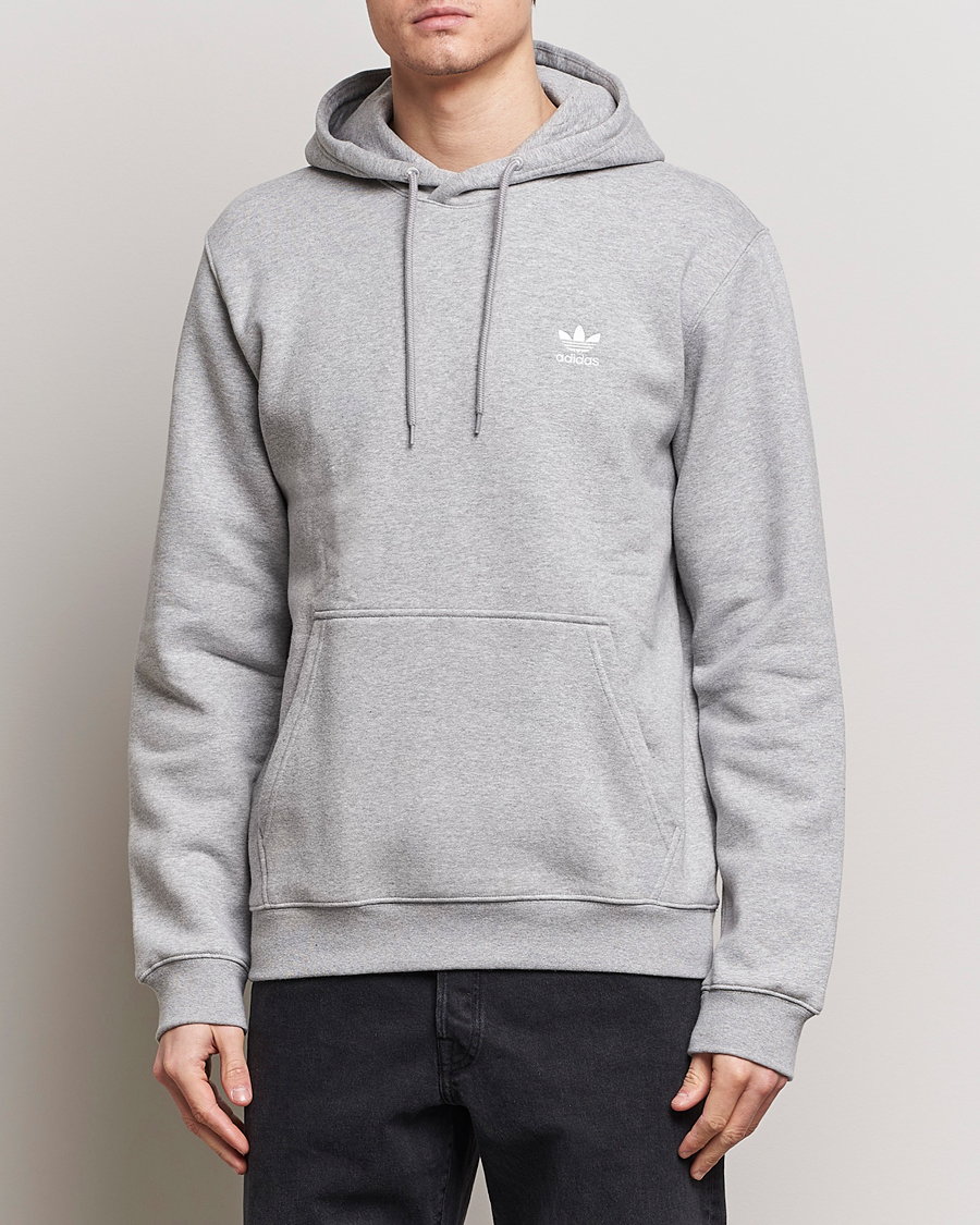 Uomini | Maglieria | adidas Originals | Essential Hoodie Grey Melange