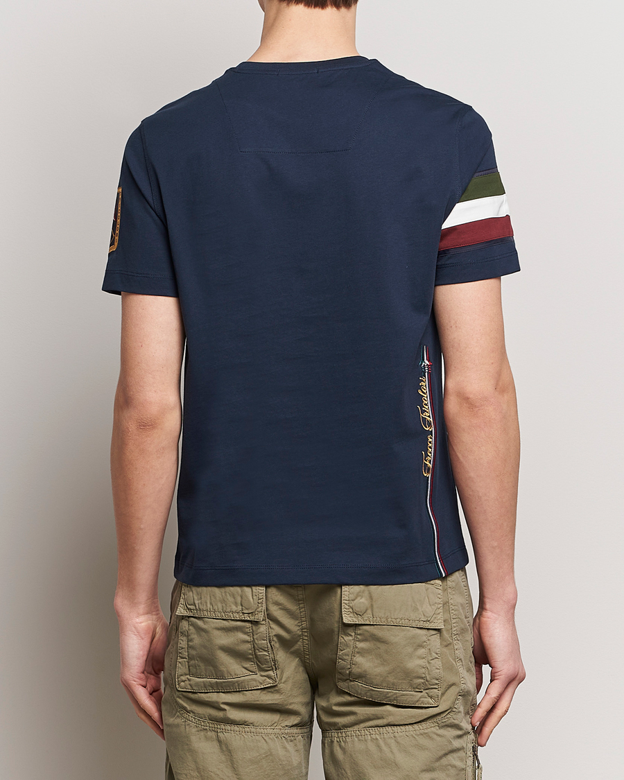 Uomini | T-shirt | Aeronautica Militare | Tricolori Crew Neck T-Shirt Navy