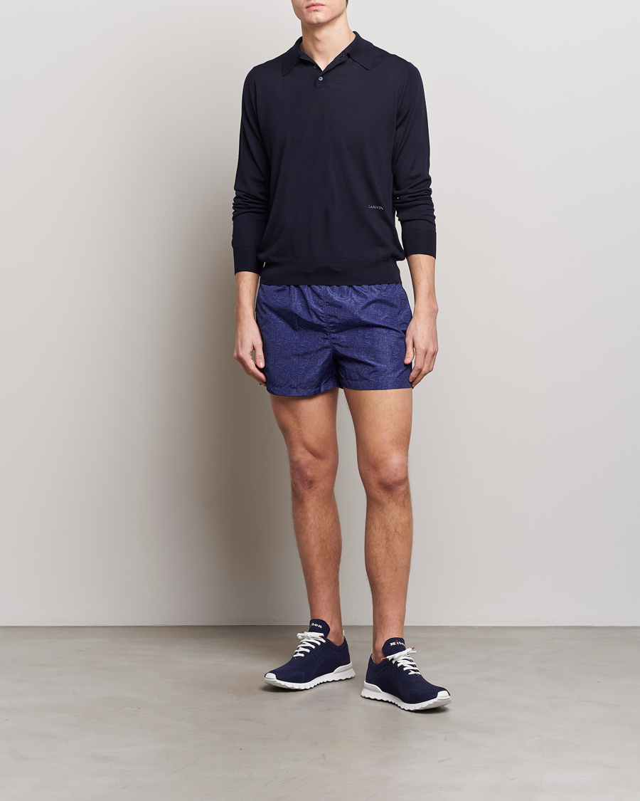 Uomini | Costumi da bagno | Kiton | Nylon Swim Shorts Navy