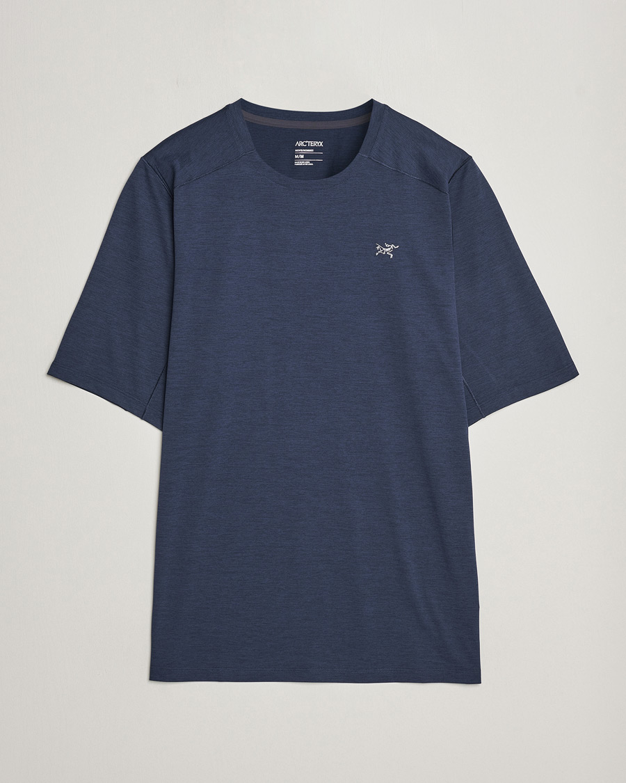 Uomini | T-shirt | Arc'teryx | Cormac Crew Neck T-Shirt Black Sapphire Heather