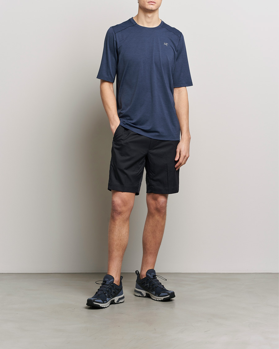 Uomini | T-shirt | Arc'teryx | Cormac Crew Neck T-Shirt Black Sapphire Heather