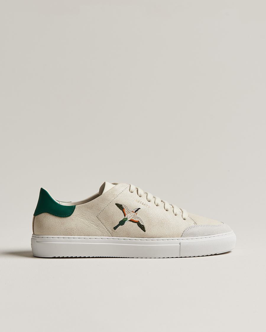 Uomini | Axel Arigato Clean 90 Bee Bird Sneaker Cremino/Green | Axel Arigato | Clean 90 Bee Bird Sneaker Cremino/Green