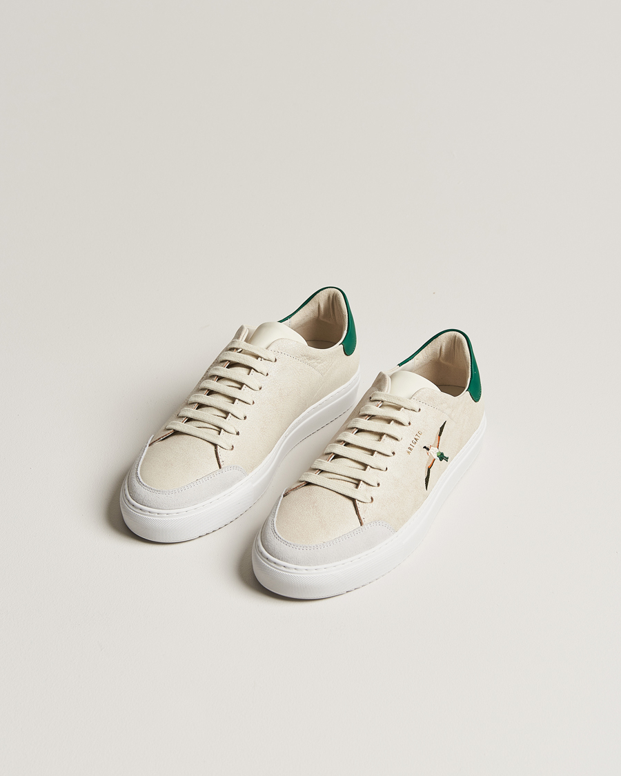 Uomini | Axel Arigato Clean 90 Bee Bird Sneaker Cremino/Green | Axel Arigato | Clean 90 Bee Bird Sneaker Cremino/Green