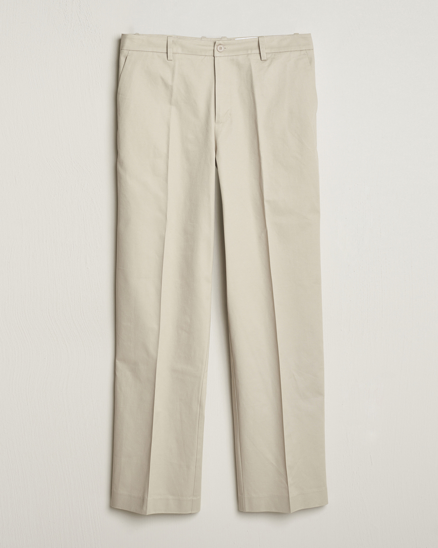 Uomini | Pantaloni | Axel Arigato | Serif Relaxed Fit Trousers Pale Beige