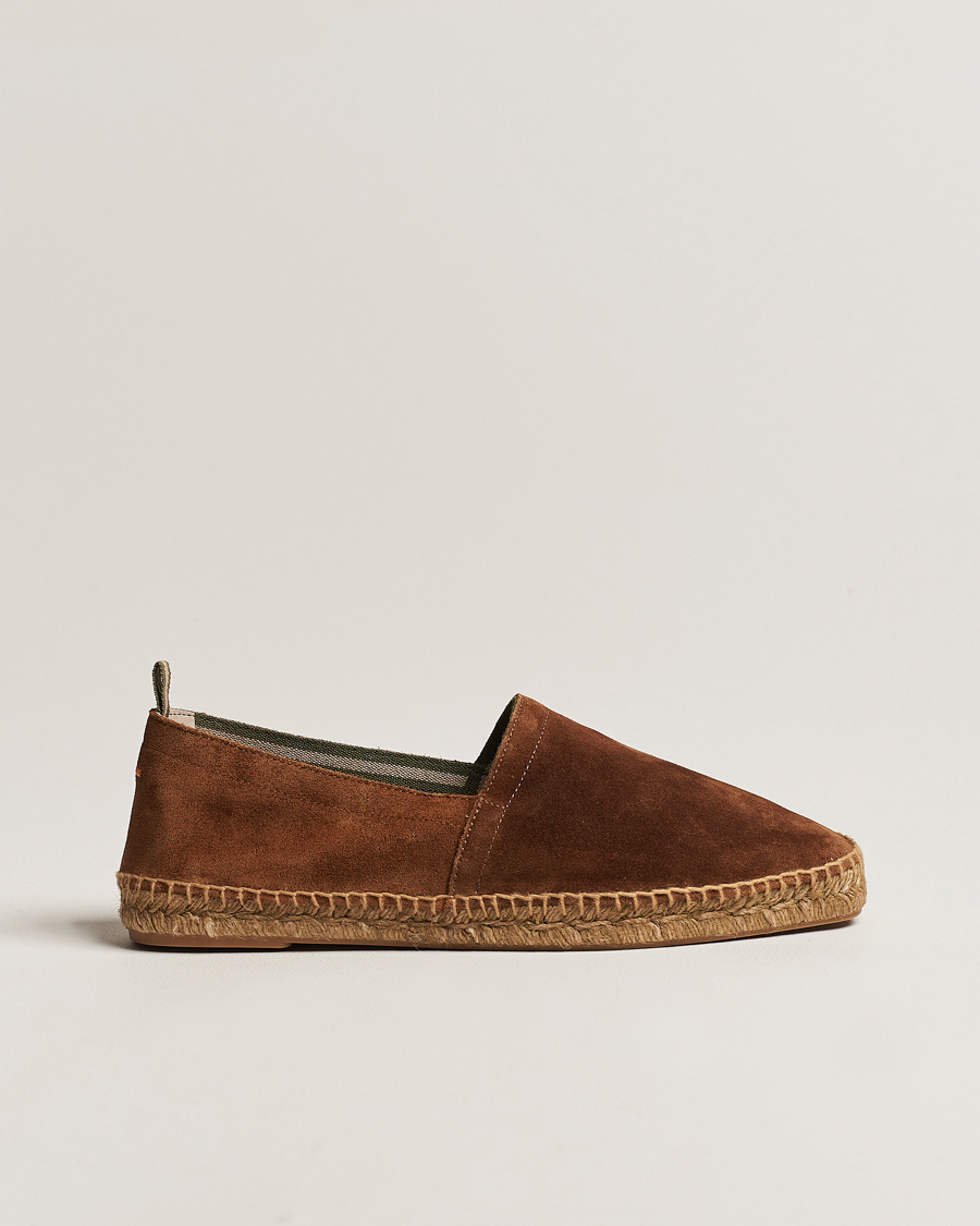 Uomini | Espadrillas | Castañer | Pablo Casual Suede Espadrilles Cuero