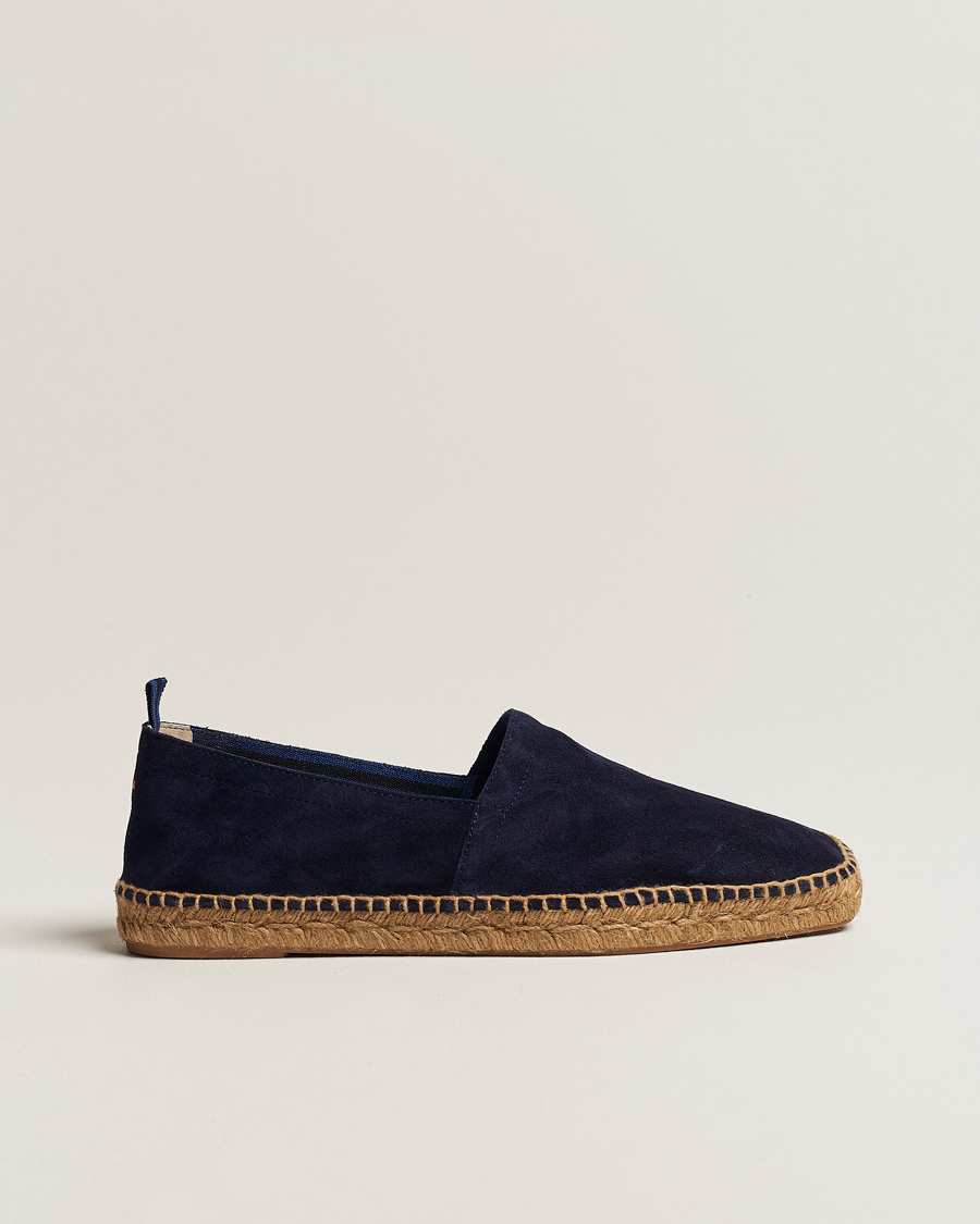 Uomini | Espadrillas | Castañer | Pablo Casual Suede Espadrilles Azul Oscuro