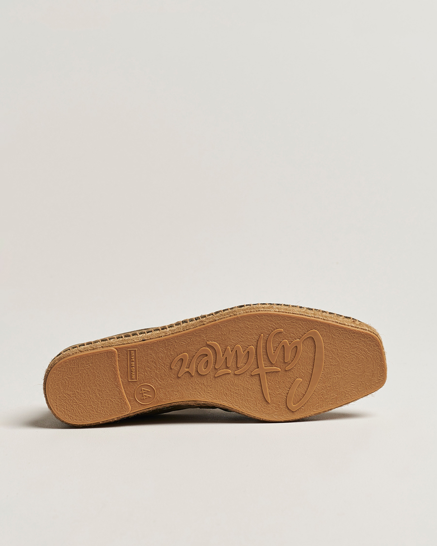 Uomini | Espadrillas | Castañer | Pablo Casual Suede Espadrilles Verde Bosque