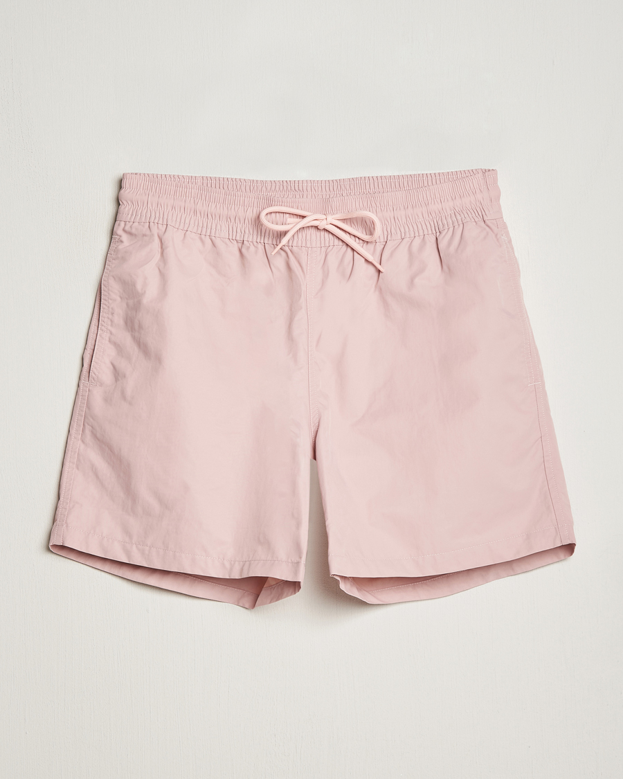 Uomini | Costumi da bagno | Colorful Standard | Classic Organic Swim Shorts Faded Pink