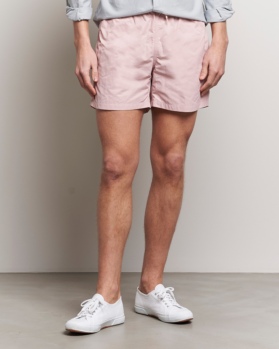 Uomini | Costumi da bagno | Colorful Standard | Classic Organic Swim Shorts Faded Pink