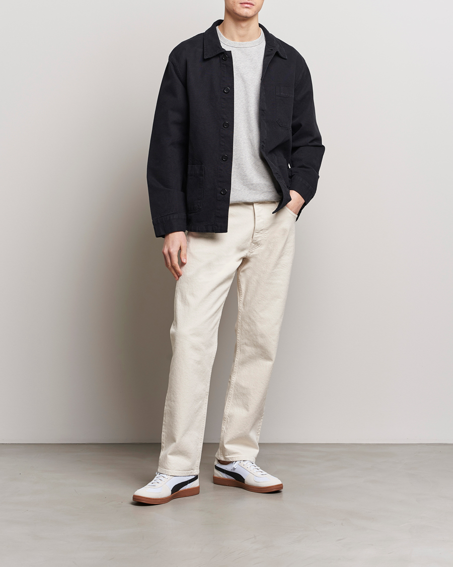 Uomini | Camicie | Colorful Standard | Organic Workwear Jacket Deep Black