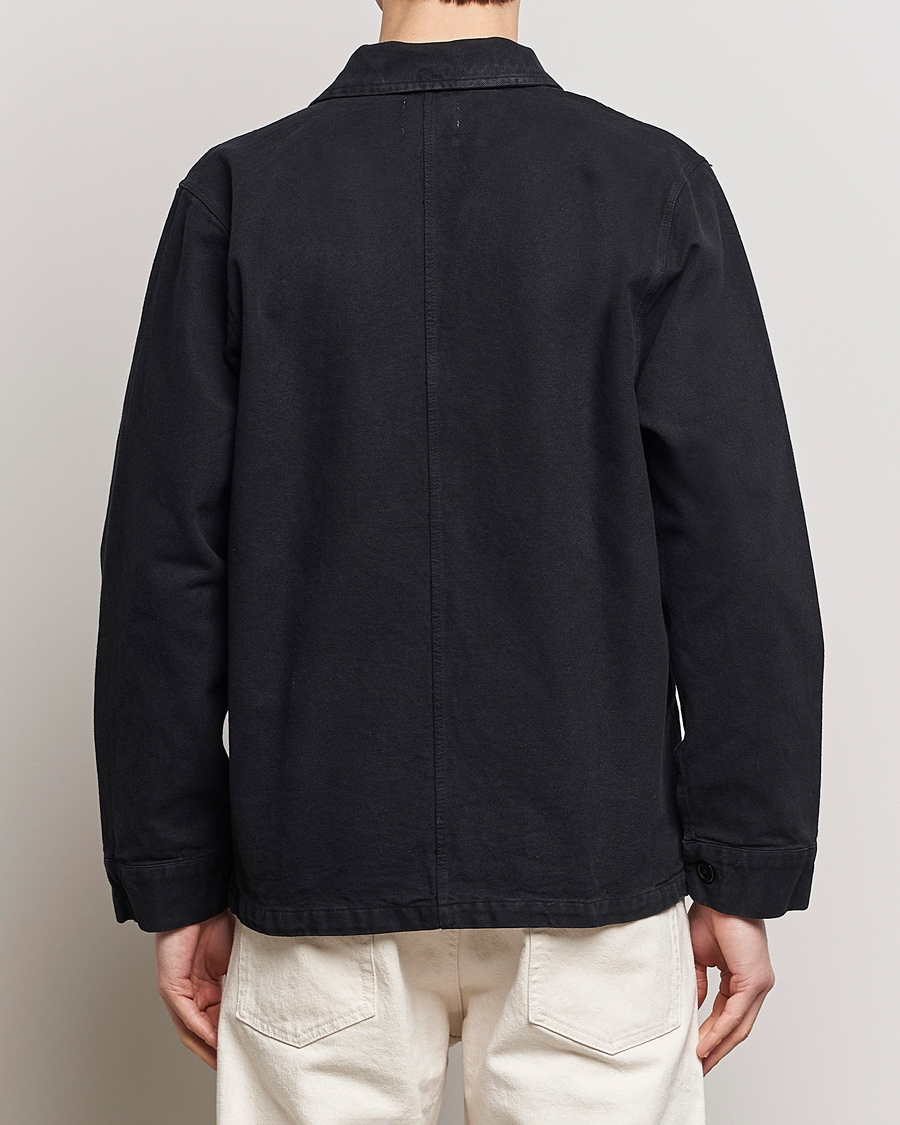 Uomini | Camicie | Colorful Standard | Organic Workwear Jacket Deep Black
