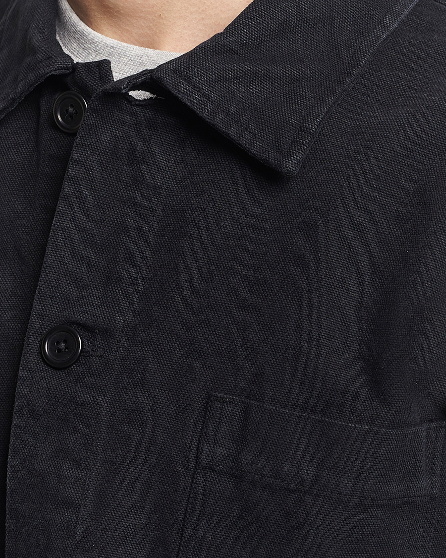 Uomini | Camicie | Colorful Standard | Organic Workwear Jacket Deep Black