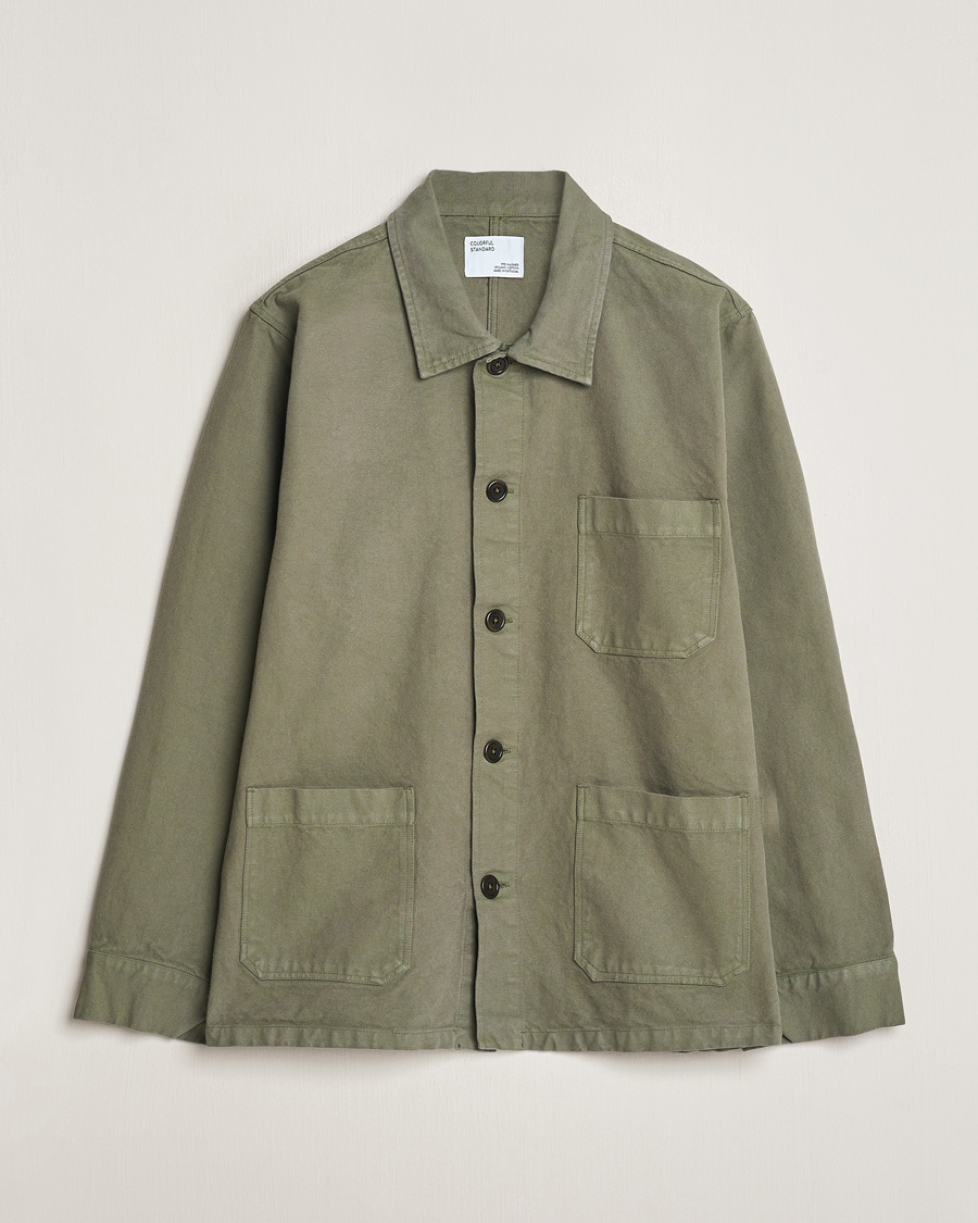 Uomini | Camicie | Colorful Standard | Organic Workwear Jacket Dusty Olive