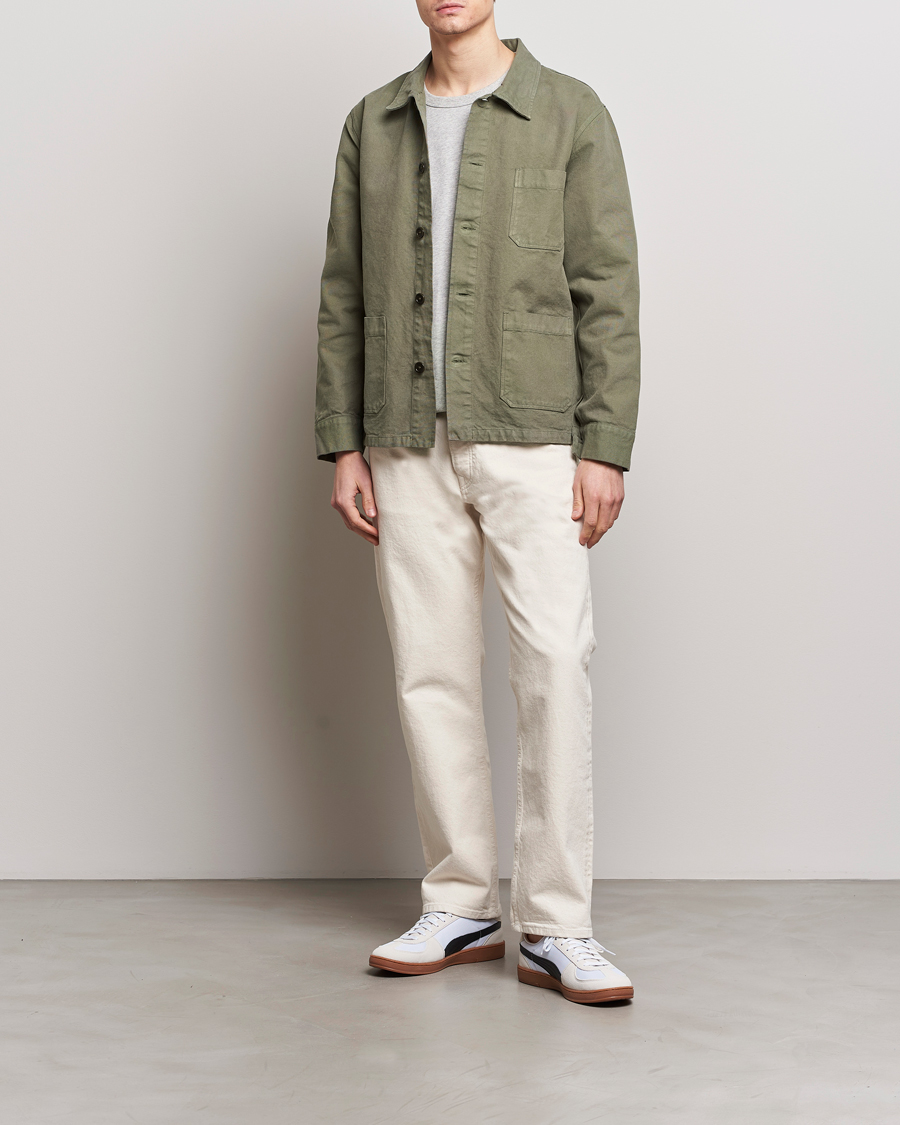 Uomini | Camicie | Colorful Standard | Organic Workwear Jacket Dusty Olive