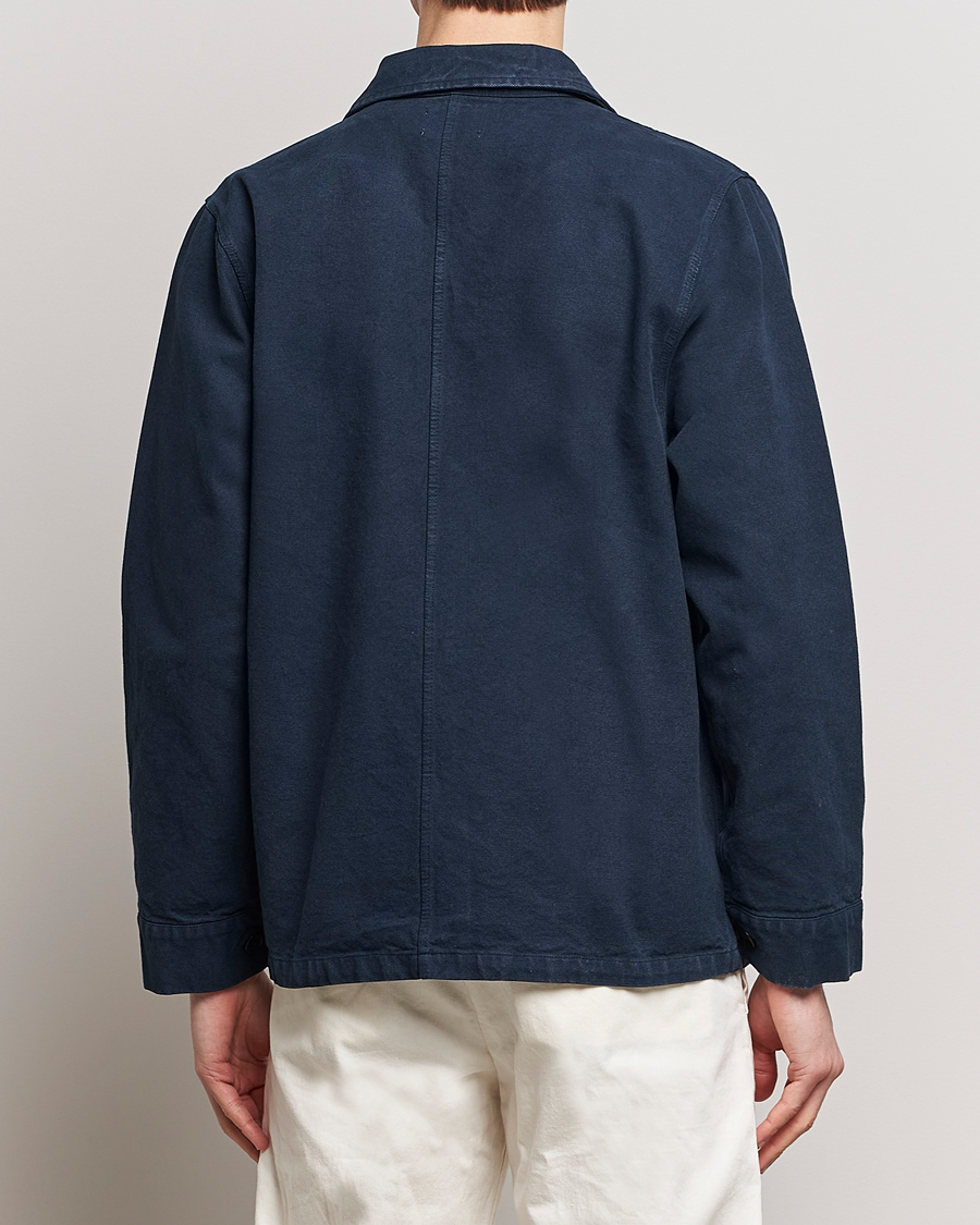 Uomini | Camicie | Colorful Standard | Organic Workwear Jacket Navy Blue