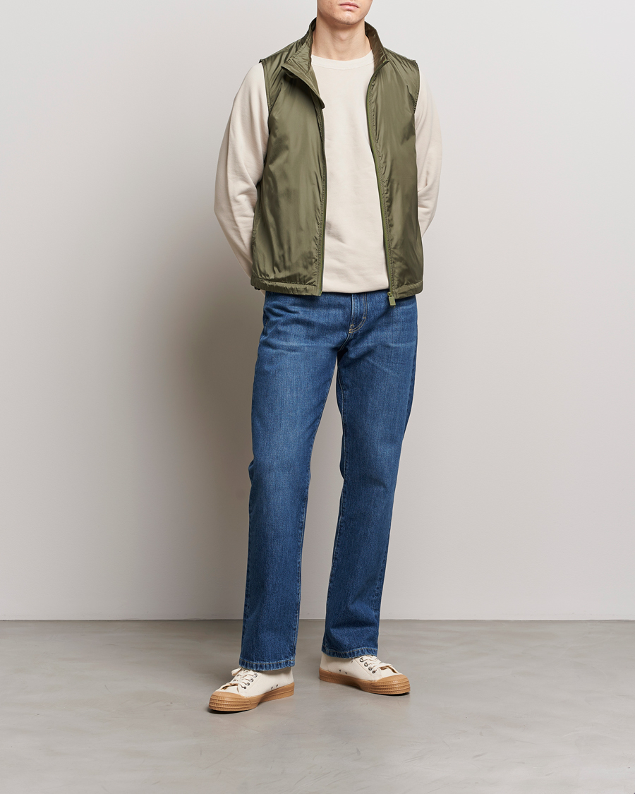Uomini | Giacche | Aspesi | Vernes Nylon Gilet Sage