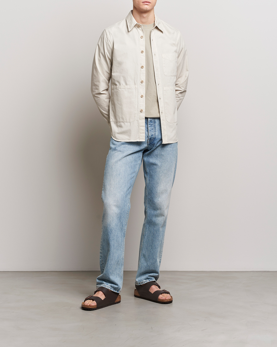 Uomini | Giacche | Aspesi | Utility Shirt Jacket Light Beige