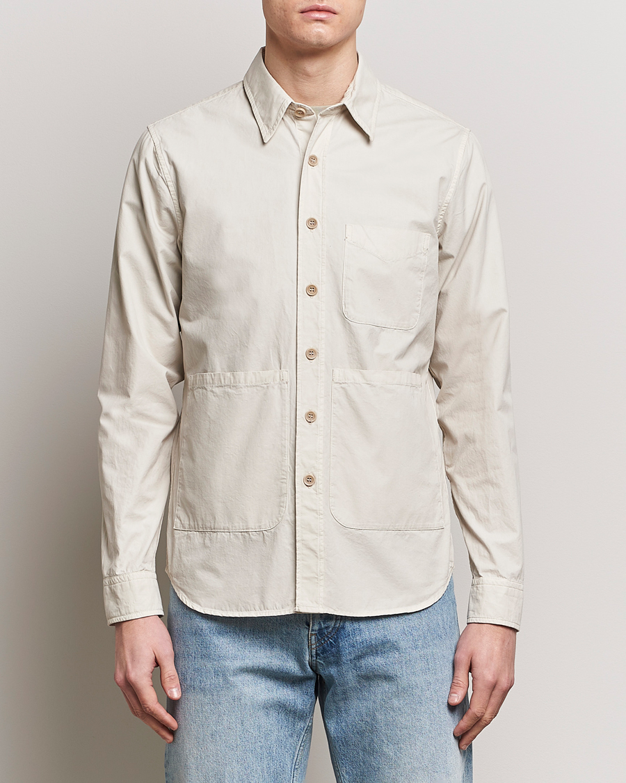 Uomini | Giacche | Aspesi | Utility Shirt Jacket Light Beige