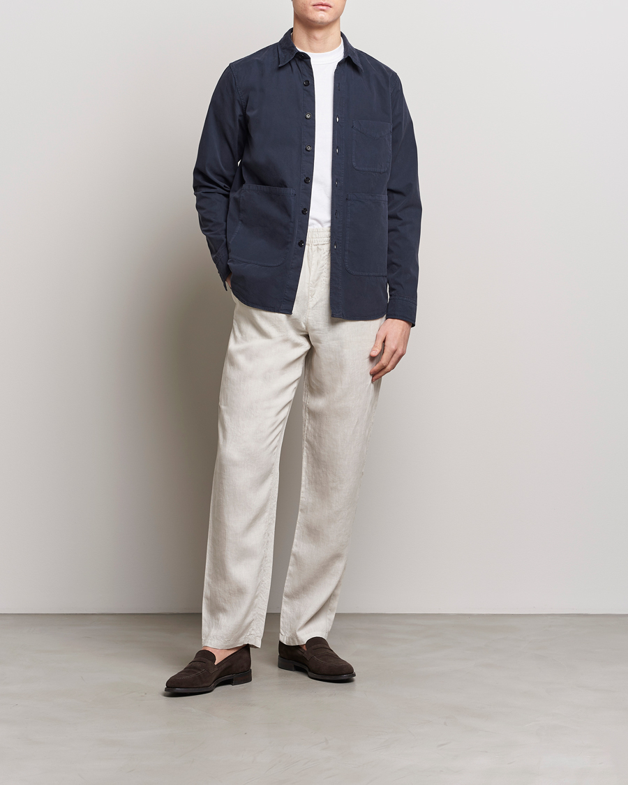 Uomini | Giacche | Aspesi | Utility Shirt Jacket Navy