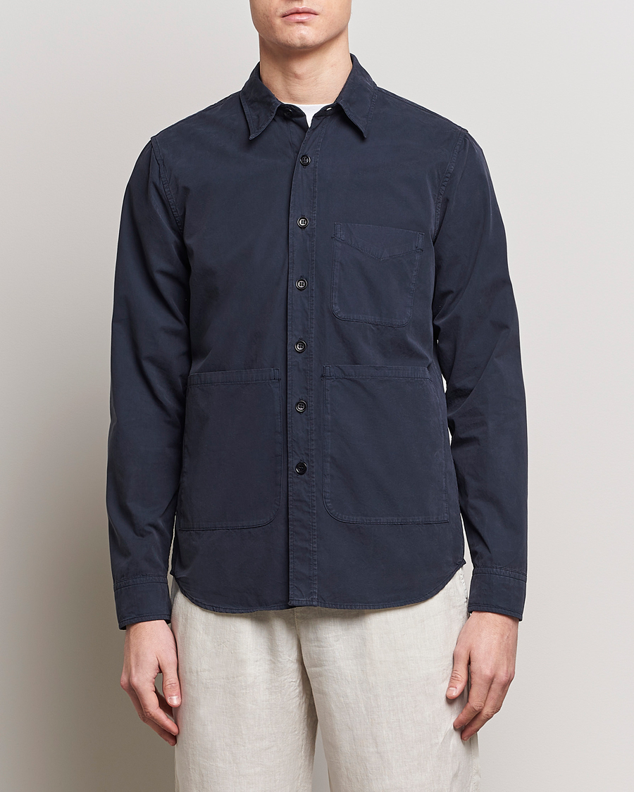 Uomini | Giacche | Aspesi | Utility Shirt Jacket Navy