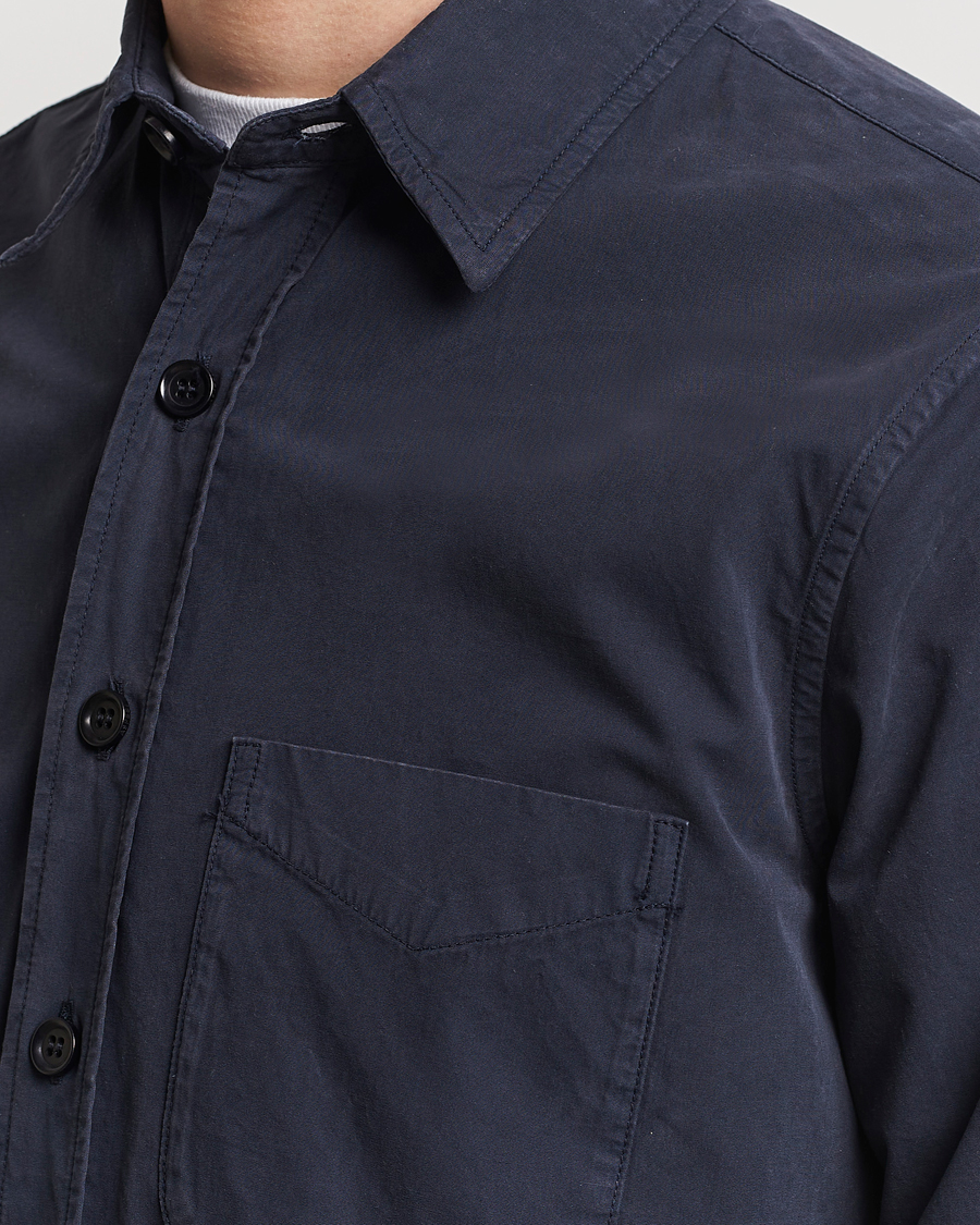 Uomini | Giacche | Aspesi | Utility Shirt Jacket Navy