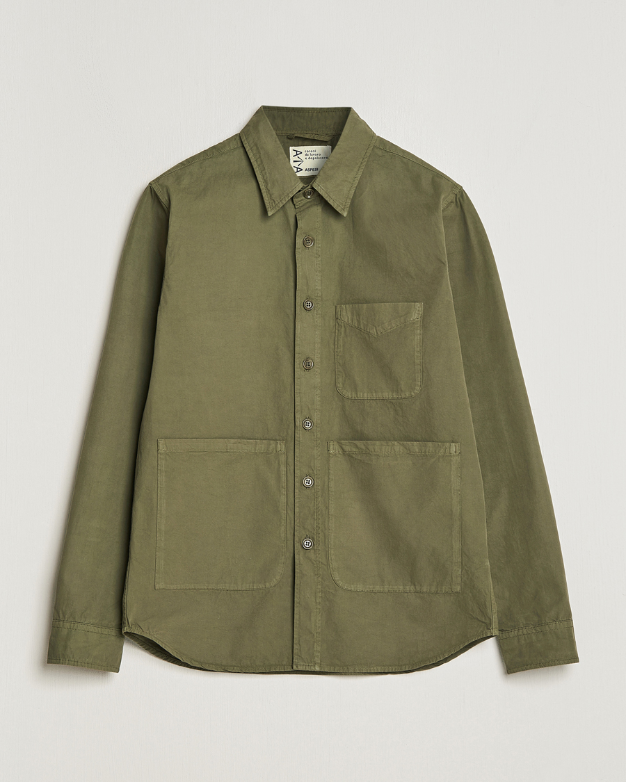 Uomini | Giacche | Aspesi | Utility Shirt Jacket Military