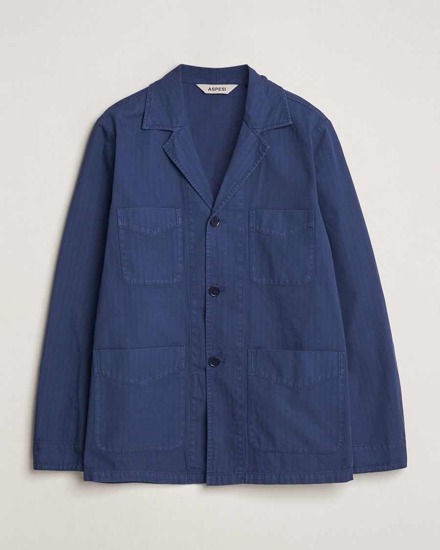 Uomini | Giacche | Aspesi | Fadango Shirt Jacket Navy