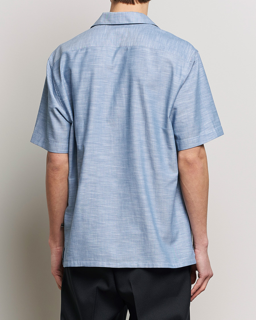 Uomini | Camicie | Brioni | Cotton Cuban Shirt Light Blue