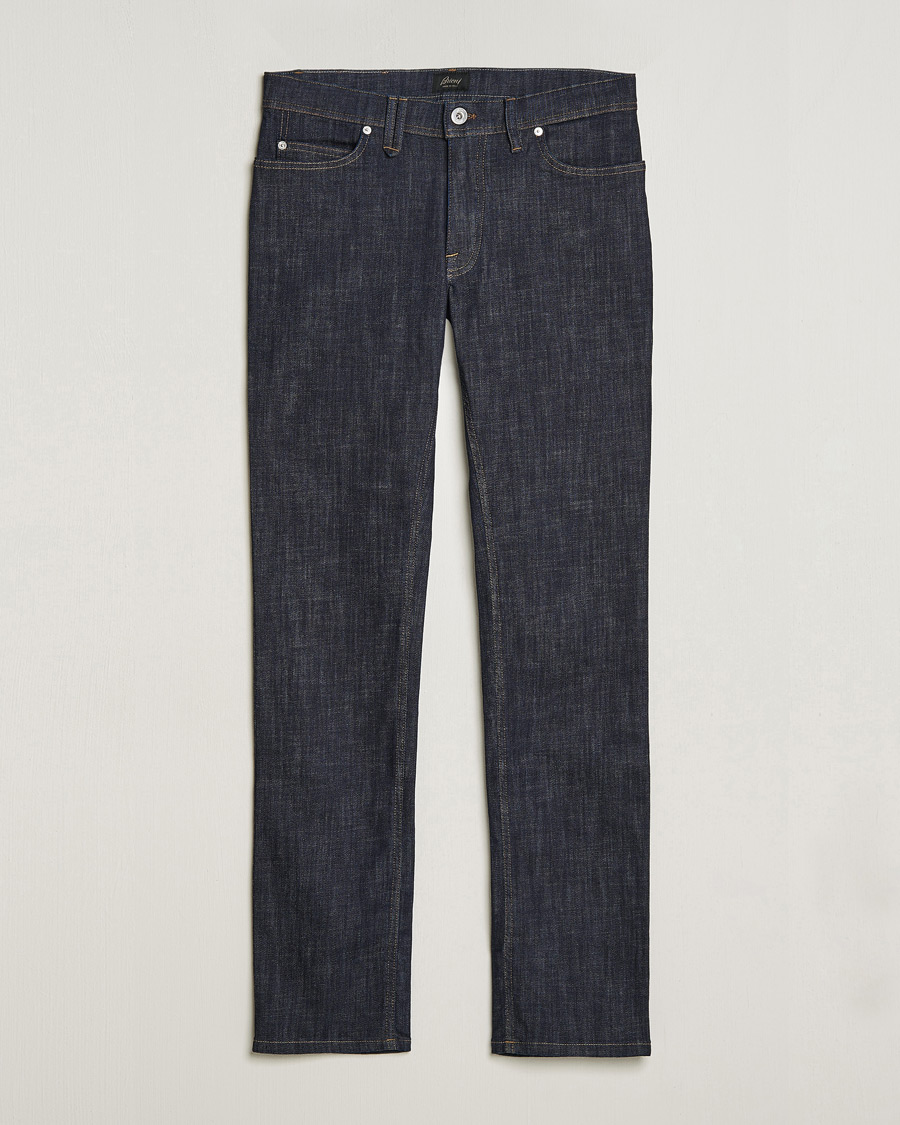 Uomini | Jeans | Brioni | Slim Fit Stretch Jeans Dark Indigo