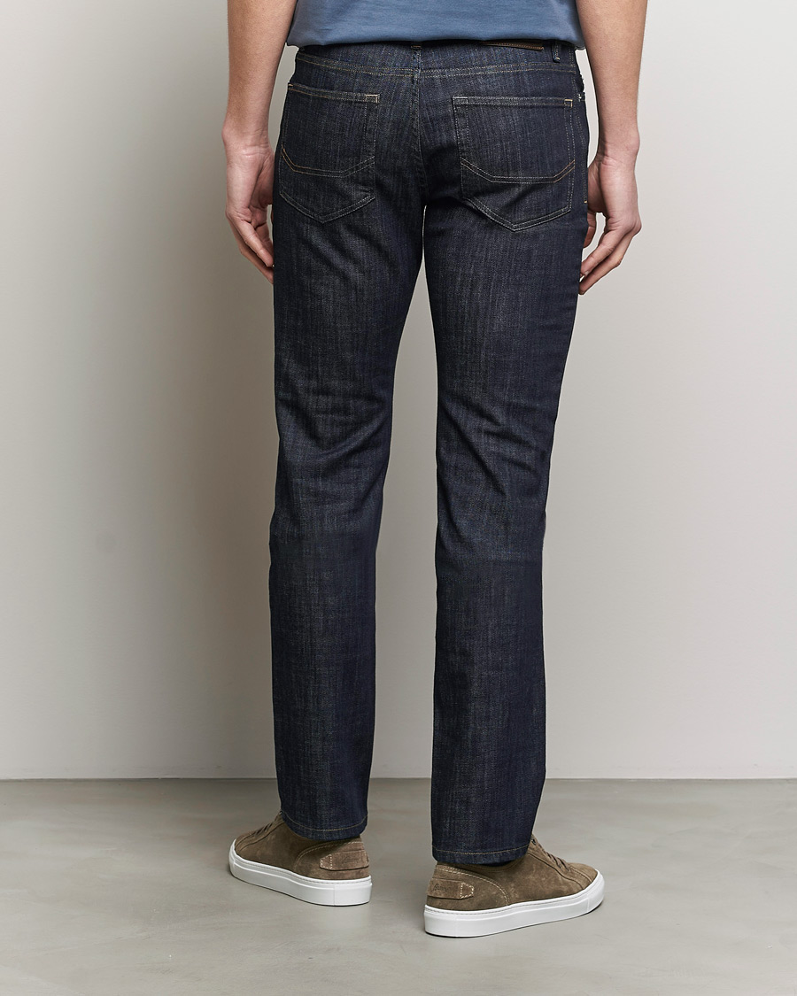 Uomini | Jeans | Brioni | Slim Fit Stretch Jeans Dark Indigo