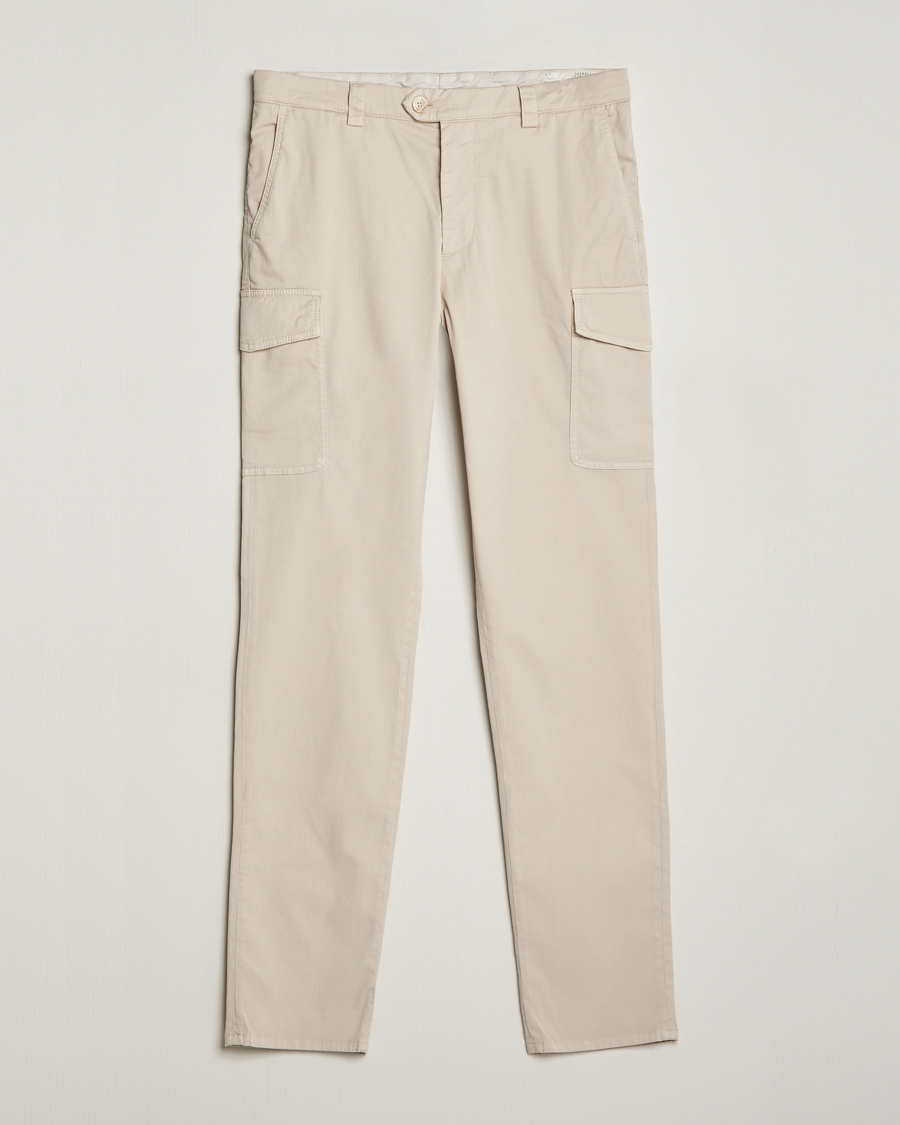 Uomini | Pantaloni | Brunello Cucinelli | Cotton Cargo Pants Light Beige