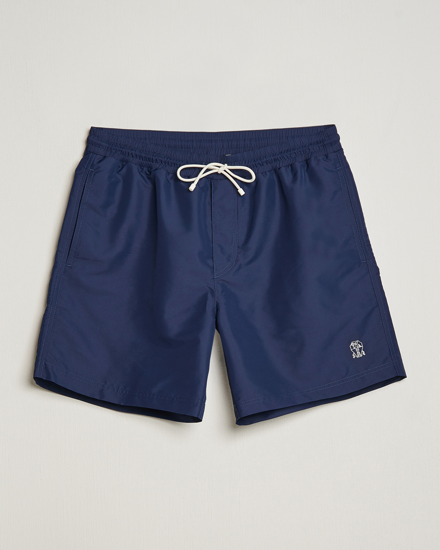 Uomini | Costumi da bagno | Brunello Cucinelli | Nylon Swim Trunks Navy