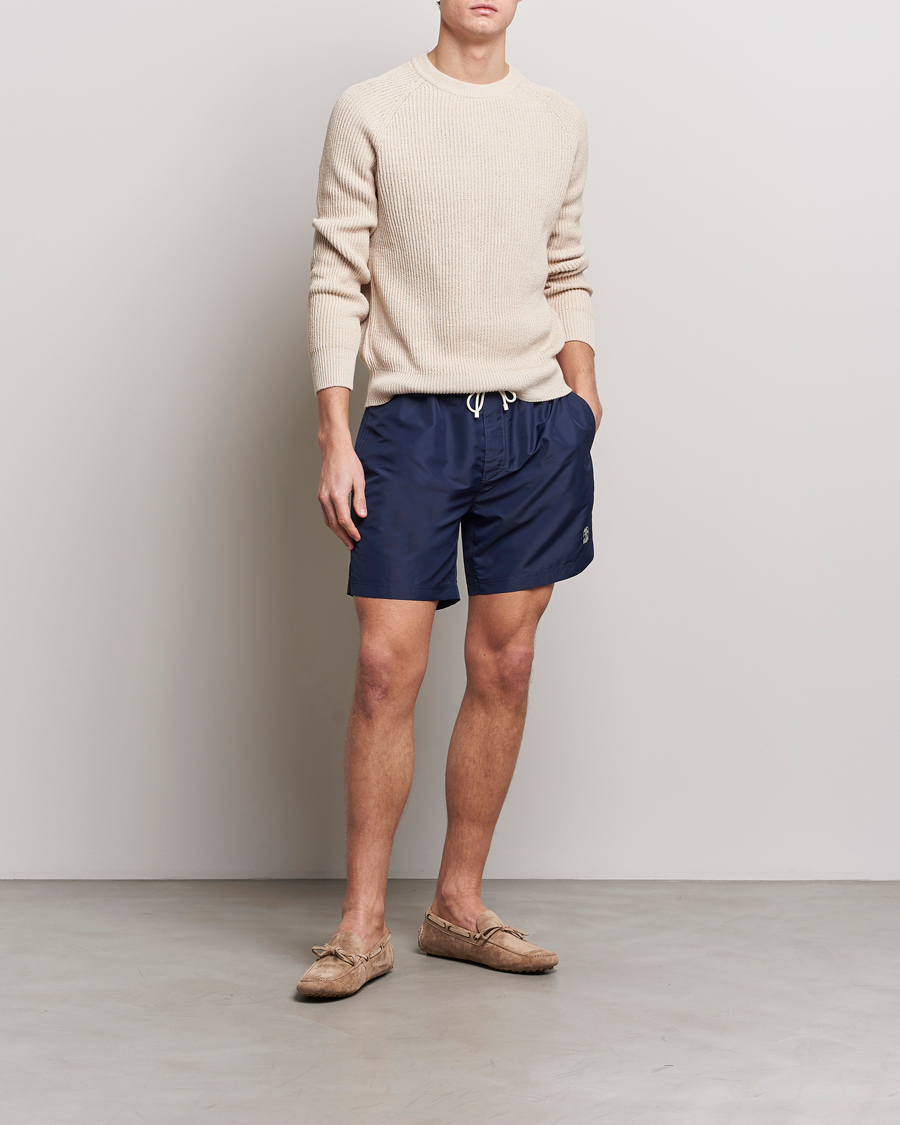 Uomini | Costumi da bagno | Brunello Cucinelli | Nylon Swim Trunks Navy