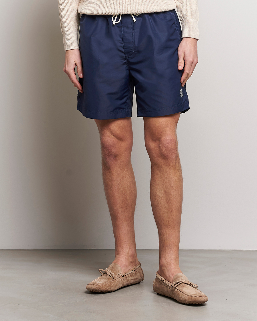 Uomini | Costumi da bagno | Brunello Cucinelli | Nylon Swim Trunks Navy