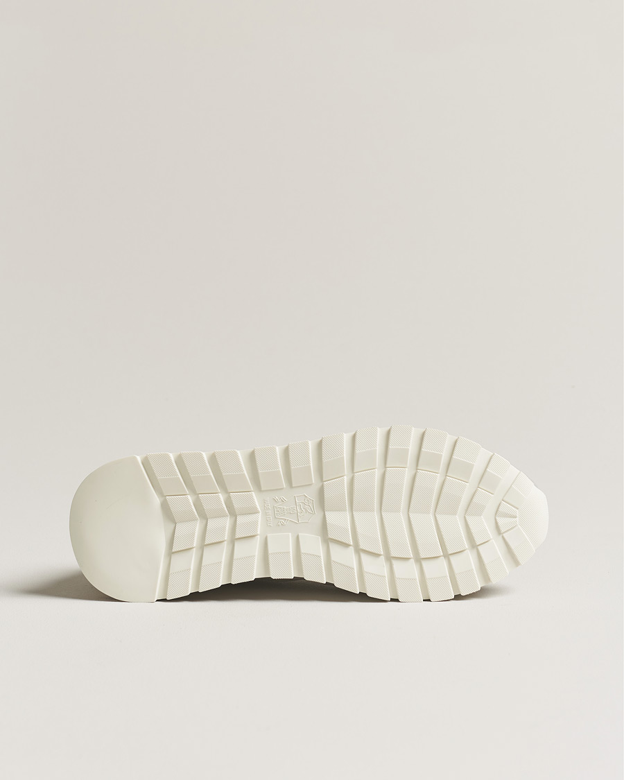 Uomini | Brunello Cucinelli Perforated Running Sneakers Grey Suede | Brunello Cucinelli | Perforated Running Sneakers Grey Suede