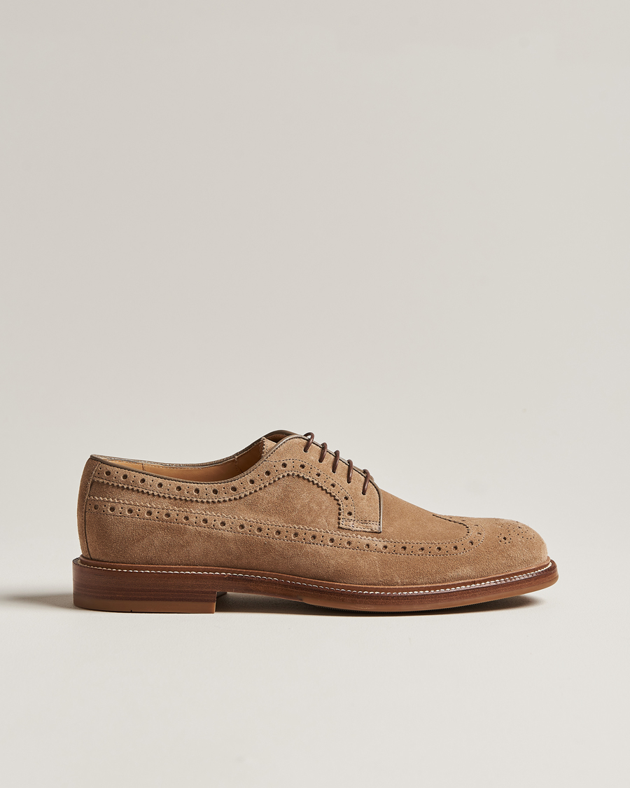 Uomini | Brunello Cucinelli Brogue Desert Suede | Brunello Cucinelli | Brogue Desert Suede