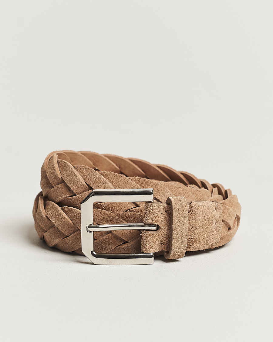 Uomini | Brunello Cucinelli Braided Belt Desert Suede | Brunello Cucinelli | Braided Belt Desert Suede
