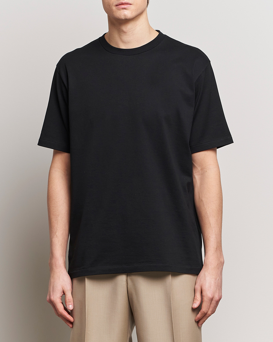 Uomini | T-shirt | Auralee | Luster Plating T-Shirt Black