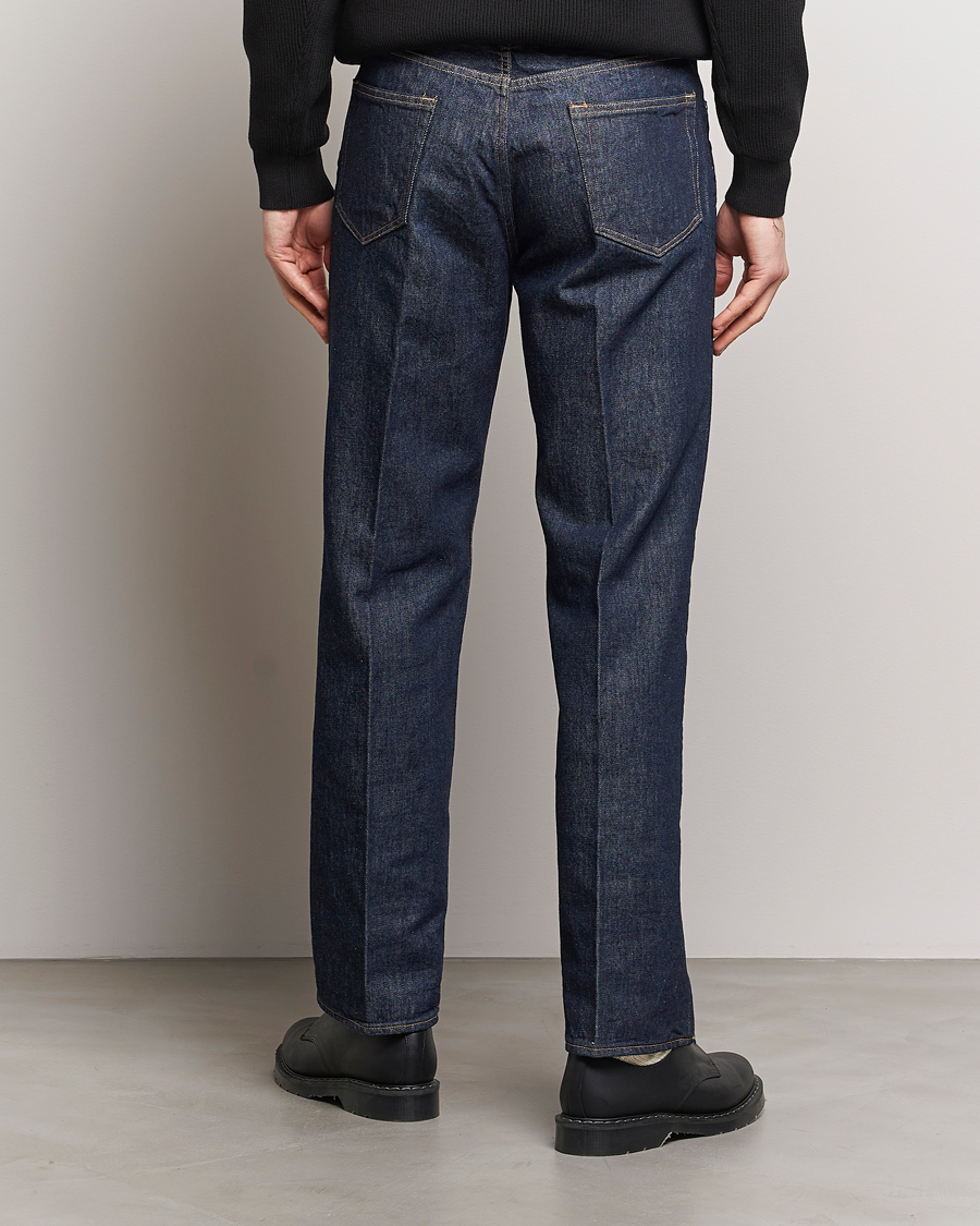 Uomini | Jeans | Auralee | Regular Fit Denim Pants Dark Indigo