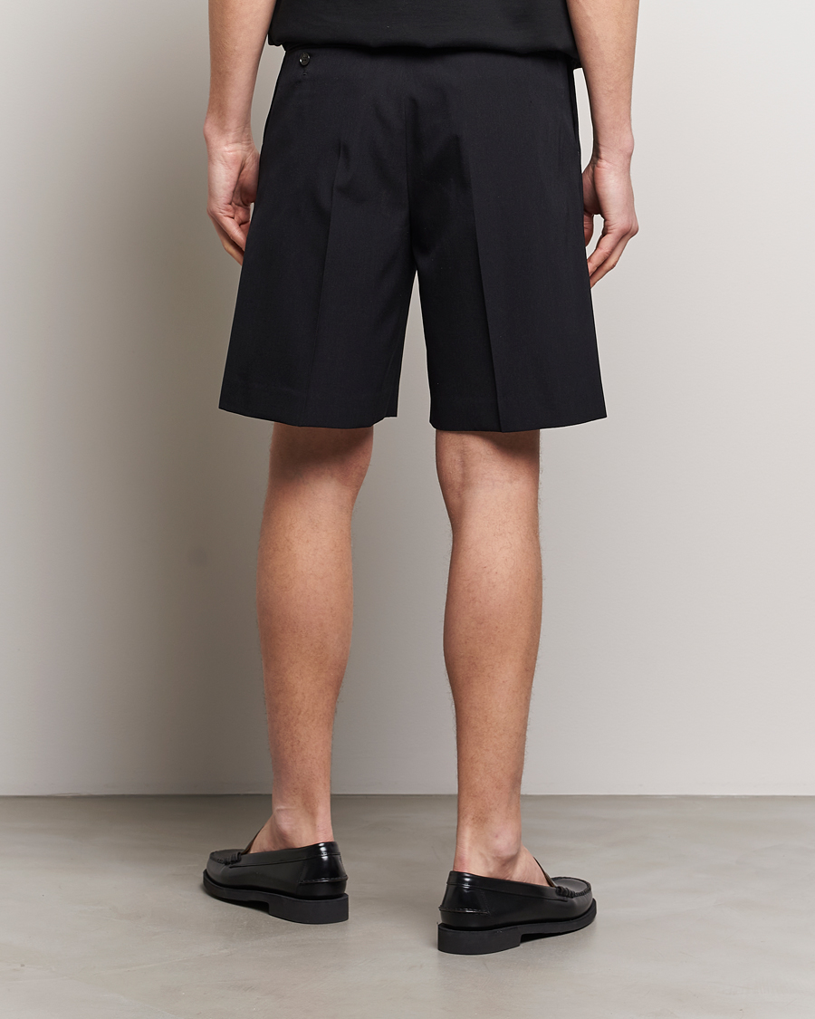 Uomini | Pantaloncini | Auralee | Light Wool Gabardine Shorts Black