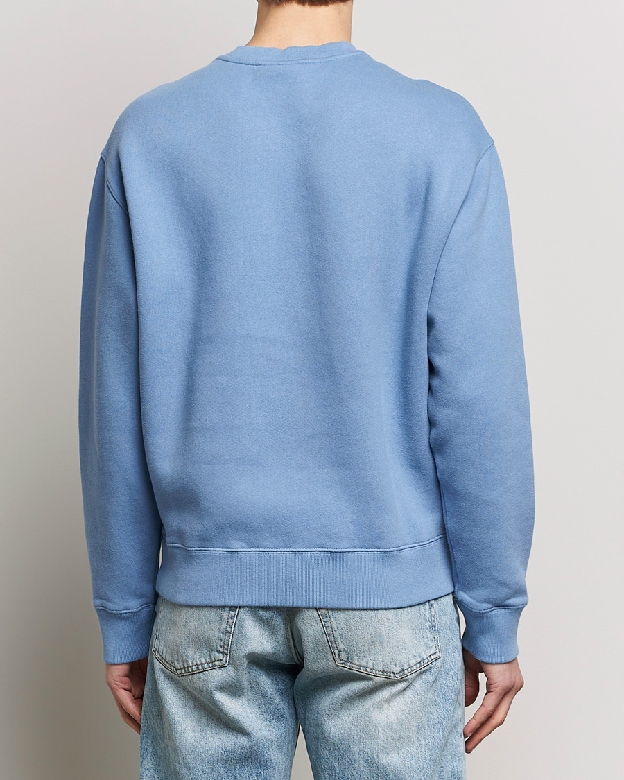 Uomini | Maglieria | Maison Kitsuné | Tonal Fox Head Sweatshirt Hampton Blue
