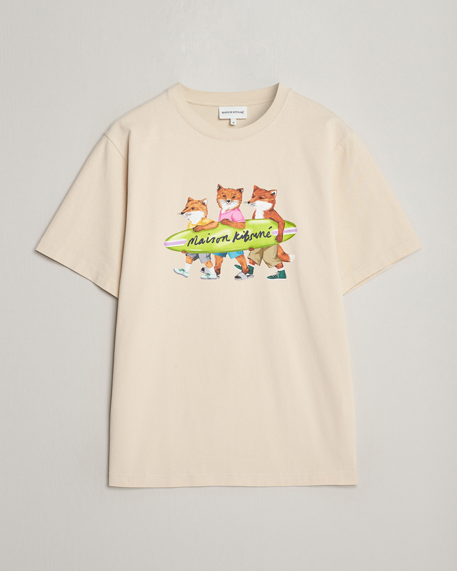 Uomini | T-shirt | Maison Kitsuné | Surfing Foxes T-Shirt Paper