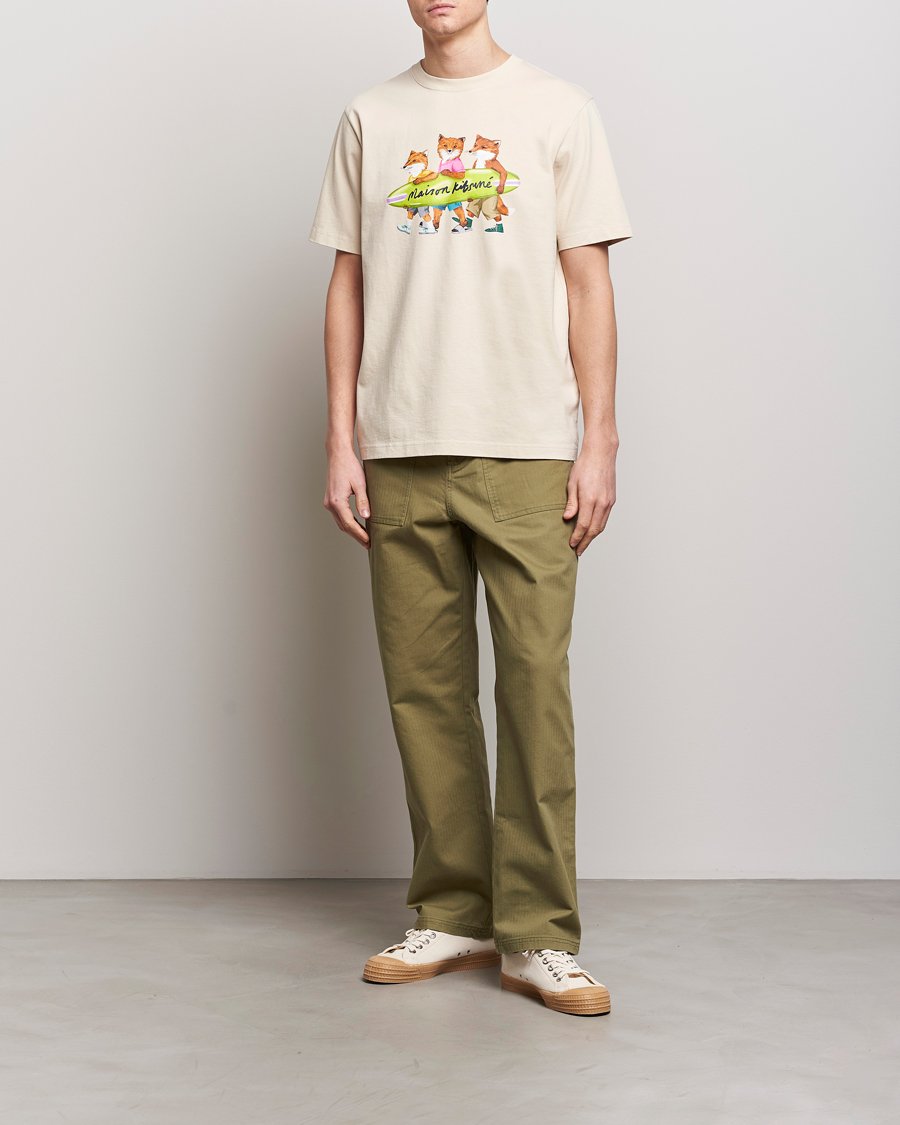 Uomini | T-shirt | Maison Kitsuné | Surfing Foxes T-Shirt Paper