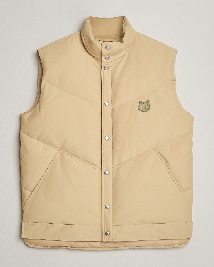 Uomini | Giacche | Maison Kitsuné | Tonal Fox Puffer Vest Canvas