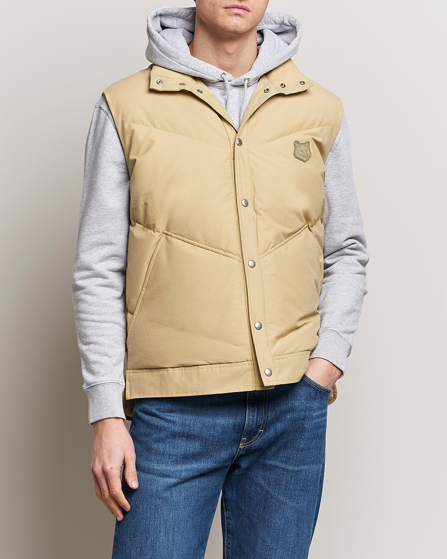 Uomini | Giacche | Maison Kitsuné | Tonal Fox Puffer Vest Canvas